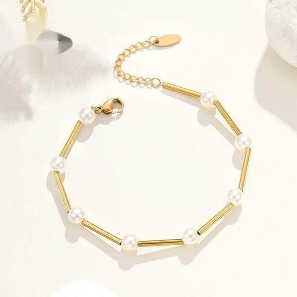 French Retro Bracelet 14K Gold Plated