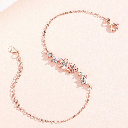Ivy Zirconia (Sterling Silver 925 Bracelet )