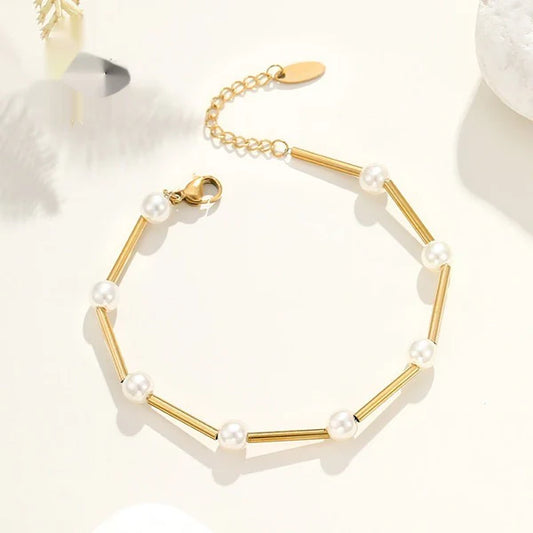 French Retro Bracelet 14K Gold Plated