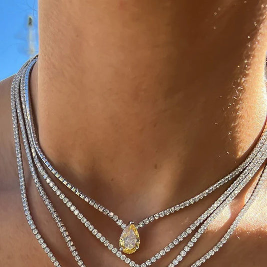 Zircon Chocker (Yellow)
